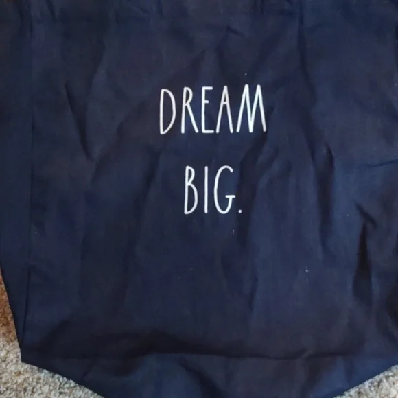 Rae Dunn Dream Big Bag Tote NWT - Picture 2 of 6